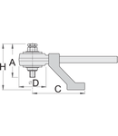 Multiplicator de cuplu 1/2" (32mm), 3/4", 1300Nm, 960lbf-in, 5 : 1, 108mm, 126mm, 210mm, 180mm, 7000g