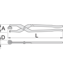 Clesti pentru arcuri frana 325mm, 53mm, 423g