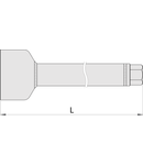 Scula pentru cuplarea interna a canalului de pana director 400mm, 1885g