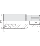 Extractor de prezoane 60mm, 21.5mm, 19mm, 3/8", 133g