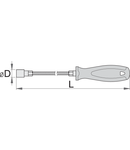 Recuperator magnetic flexibil 500mm, 15mm, 127g