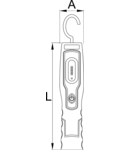 Lanterna cu LED 250mm, 55mm, 512g