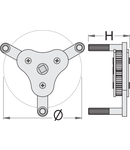 Cheie reglabila filtru de ulei 3/8", 60mm, 635g