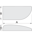 Nicovala subtire 118mm, 55mm, 24mm, 950g