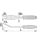 Scula de extras dopuri de plastic 230mm, 8.5mm, 28mm, 2.5mm, 130g