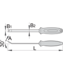 Scula de extras dopuri de plastic 230mm, 5mm, 10mm, 2.5mm, 109g