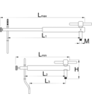 Hanger genie - Hanger alignment tool 392mm, 392mm, 250mm, 338mm, 89mm, 189mm, M10 x 1mm, 959g