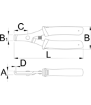 Straight Pull Spoke Pliers 2.2mm, 180mm, 59mm, 15mm, 35.5mm, 10mm, 228g