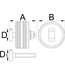 Scula pentru inlocuirea axului pedalie BB90 55mm, 54mm, 26,6mm, 24,5mm, 13mm, 283g