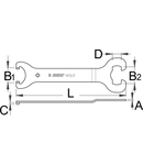 Scula pentru ghidarea lagarelor, pentru modelele mai vechi. 204mm, 27,3mm, 31mm, 2,5mm, 3mm, 16,5mm, 113g