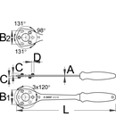 Schimbator de pimioane 11/12, 350mm, 8,6mm, 4mm, 6,4mm, 49,8mm, 46mm, 238g