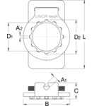 Cheie de buzunar pentru spite si cheie de schimbat torpedou 47mm, 32mm, 19,5mm, 23,6mm, 3,4mm, 1,8mm, 12mm, 20g