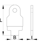 Wrench for bottom bracket facing tool guide BSA & ITA 60mm, 15,7mm