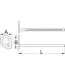 Instrument de masura pentru ghidul de taiere 57mm, 64mm, 220mm