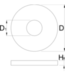 Bearing press protector 30mm, 10mm, 3mm