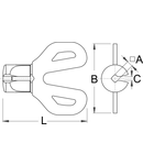 Cheie de spite 3.3mm, 45mm, 3,3mm, 42mm, 2,2mm, 27g