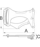 Scula de masurare a tensiunii in spita 205mm, 130mm, 34mm, 637g