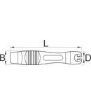 Set de doua leviere de roti 2, 113mm, 22mm, 14g