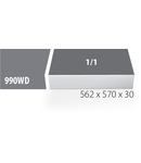 Empty tray for SET-2600E 250g