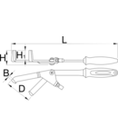 Scula pentru ambreaj si pinion de antrenare 130mm, 48mm, 6mm, 412mm, 390mm, 637g