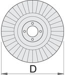 Disc plat 115mm, 75g