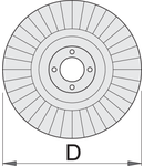 Disc plat 115mm, 65g