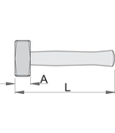 Baroase, pentru lucrul in siguranta la inaltime 1800g, 40mm, 300mm