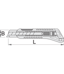 Cutter, pentru lucrul in siguranta la inaltime 160mm, 18mm