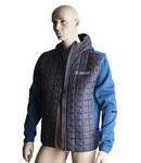 Knitted hybrid jacket for men XXL, 592g