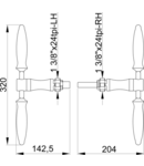 Bottom bracket tapping tool BSA