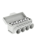 SLT50-4-3 grey Al 10-50\/Cu 2.5-35 + 3x2,5mm2 1000V Distribution block