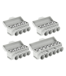 SLT50 Al 10-50\/Cu 2.5-35 mm² 1000V Distribution block set 3xSLT50-4 + 1xSLT50-6