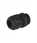 Presetupa, M20, 6-12mm, PA6, black 9005, IP68 (w locknut and O-ring)