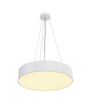 Corp iluminat TAVAN, MEDO 60 TAVAN TC-LIE lumina, rotund, alb, mat sticla acrilica, de lampa de economisire Energiei, Ø 60 cm, crasnii fi convertit Pandantiv intr-un, max. 96W,