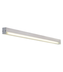 Corp iluminat TAVAN, SIGHT 120 de perete sI TAVAN lumina, T16, L, aluminiu periat / W / H 119/6/4 cm, max. 54W,