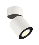 Corp iluminat TAVAN, SUPROS de Luminita Plafon, alb Plafon cu LED-uri de interior Montat Deschis, rotund, alb, 4000K, 60 ° reflector, CRI90, 3520lm,