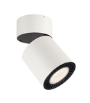 Corp iluminat TAVAN, SUPROS de lumini tavan, lumina alb Plafon, LED-uri, 3000K, rotunde, de culoare alba, 2100lm, 60 ° reflector, including. clip Arcuri,