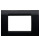 Placa ornament Virna - tehnopolimer gloss finish - 1 modul- TONER BLACK - SYSTEM