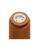 Lampa podea, RUSTY ® Lampadare 40, stand de podea rugina in aer liber, cu LED-uri, 3000K, otel rotund, ruginite, Ø / H 19/40 cm,