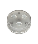 Sursa de iluminat, bec, Lampa LED GX53, 3x1.4W, LED alb cald, ° Unghi fascicul 35,