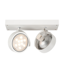 Sursa de iluminat, bec, lampa cu LED-uri QPAR111, GU10, 7W, 3000K 13 ° argint,