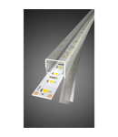 Profil led, KENAI profile profile din plastic cu LED-uri, 2m, transparent,