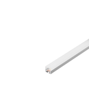 Profil led, profil profesional GLENOS 2020, aluminiu anodizat, 1 m, cu capac alb,