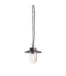 Lampa suspendata, lustra pandantiv Molat in aer liber, E27, antracit, max. 60W, IP44,