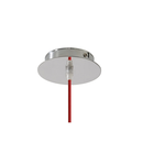 Lampa suspendata, lustra Pirus pandantiv, TC- (D, H, T, Q) SE, crom, sticla mata, de economisire a energiei lampa max. 11W,