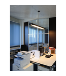 Lampa suspendata, lustra AIXLIGHT R2 OFFICE pandantiv, cu doua capete, QPAR111, dreptunghiular, negru, L / W / H 153/18/5 cm, max. 258W,