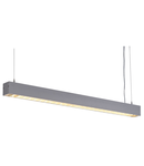 Lampa suspendata, lustra Riffa pandantiv, T16, gri-argintiu, max. 54W, reglarea intensitatii luminoase,