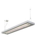 Lampa suspendata, lustra LONG GRILL pandantiv, T16, gri-argintiu, max. 64W,