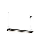 Lampa suspendata, lustra LONG GRILL pandantiv, negru