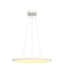 Lampa suspendata, lustra PANOU 60 pandantiv, pandantiv alb, 2700K, rotund, alb, dimabil 1-10V, 40W,